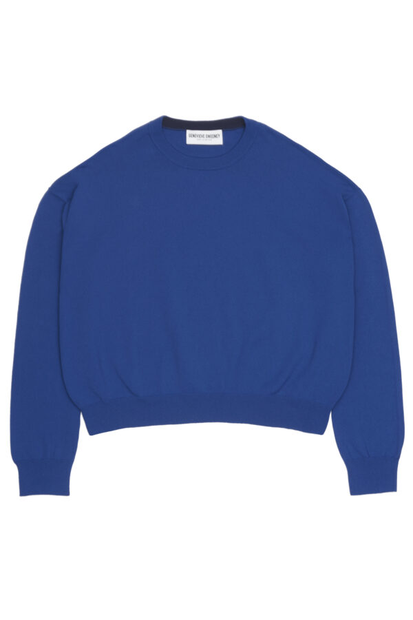 Celina Slouch Sweater Bluette - British Made