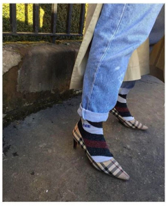 Personalised Sparkly Stripe Socks