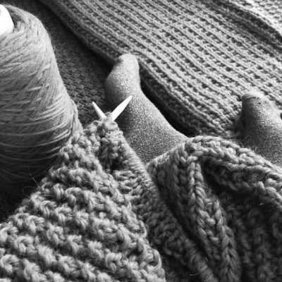positive hobbies hand knitting