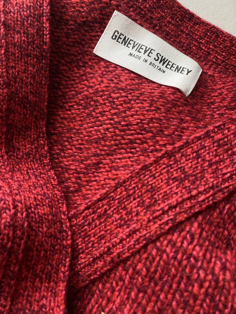 Women's Luxury Lambswool Cropped Cardigan | Bright Pink | British Made