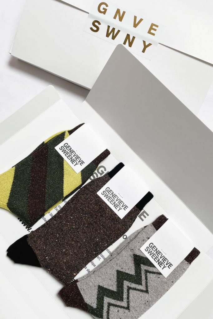 Sock Gift Set Sparkly Sage - British Made