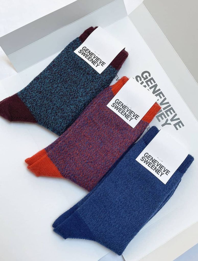 Sock Gift Set Merino Wool Orange - British Made