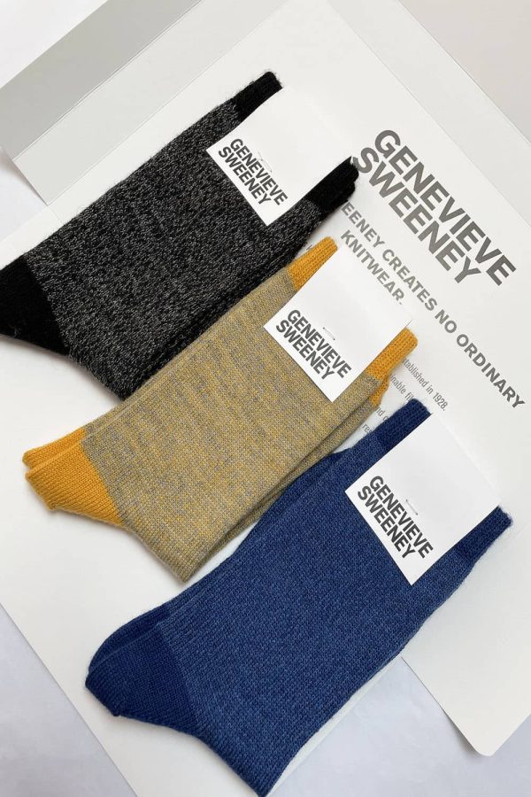 Sock Gift Set Merino Wool Saffron - British Made