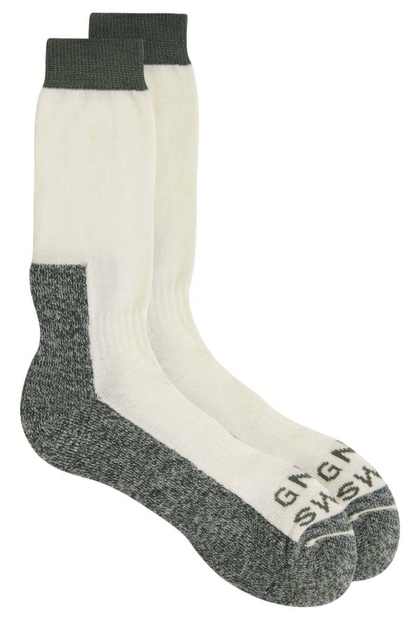 GS Merino Wool Walking Sock Ecru - British Made