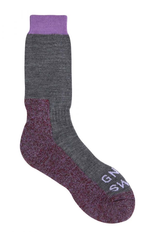 GS Merino Wool Walking Sock Lilac - British Made 2