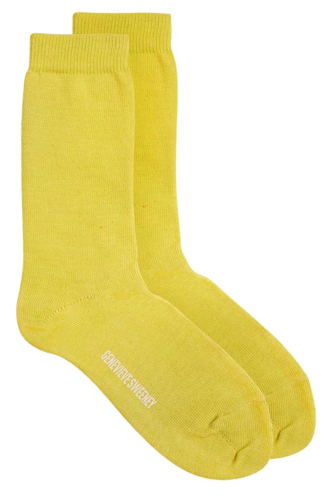 Sotto Organic Cotton Sock Yellow - British Made