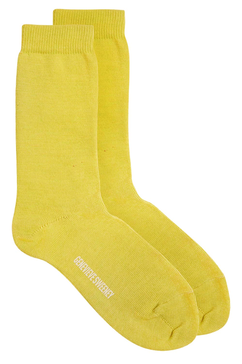 Luxury Organic Cotton Socks | Yellow | Unisex | British Made