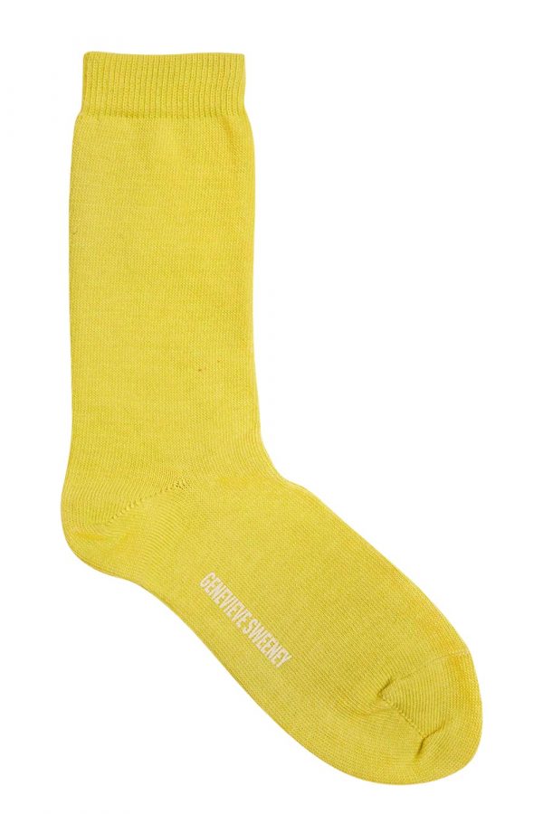 Sotto Organic Cotton Sock Yellow - British Made 2