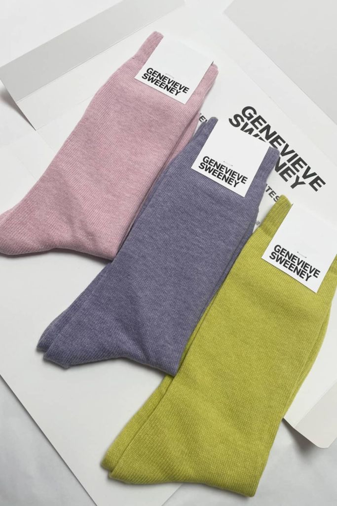Sock Gift Set Organic Cotton Pastels - British Made