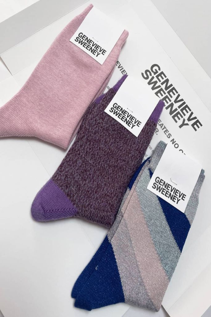 Sock Gift Set Sparkly Ombre - British Made