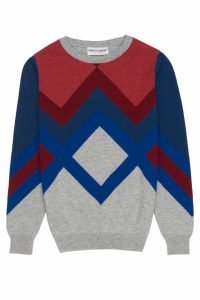 Munro Cashmere Sweater Blue - British Made