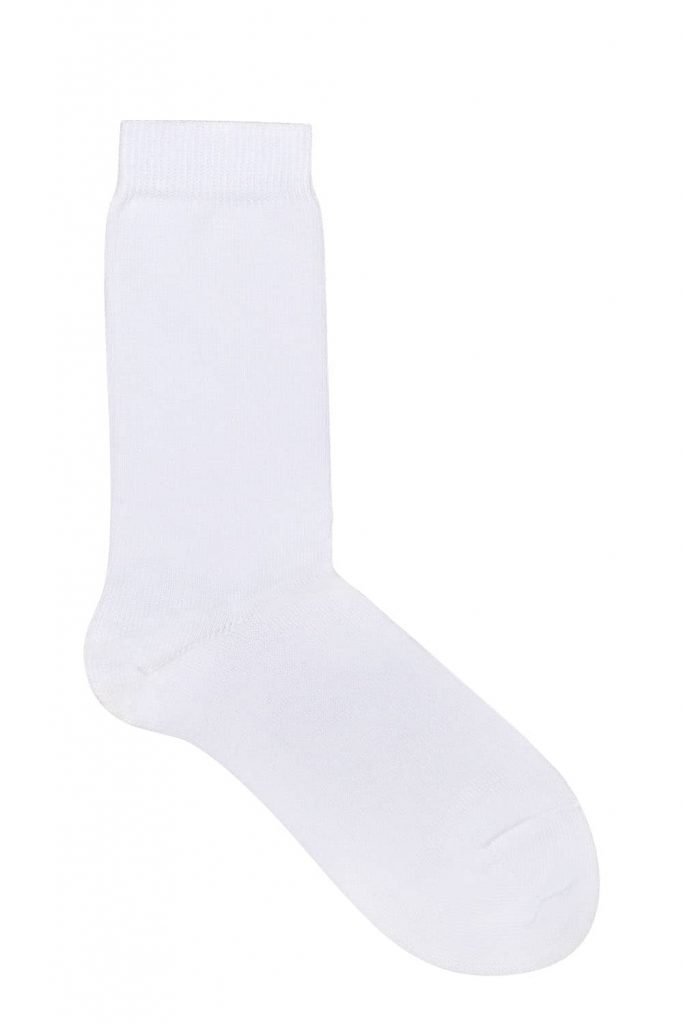 Sotto Organic Cotton Sock White - British Made