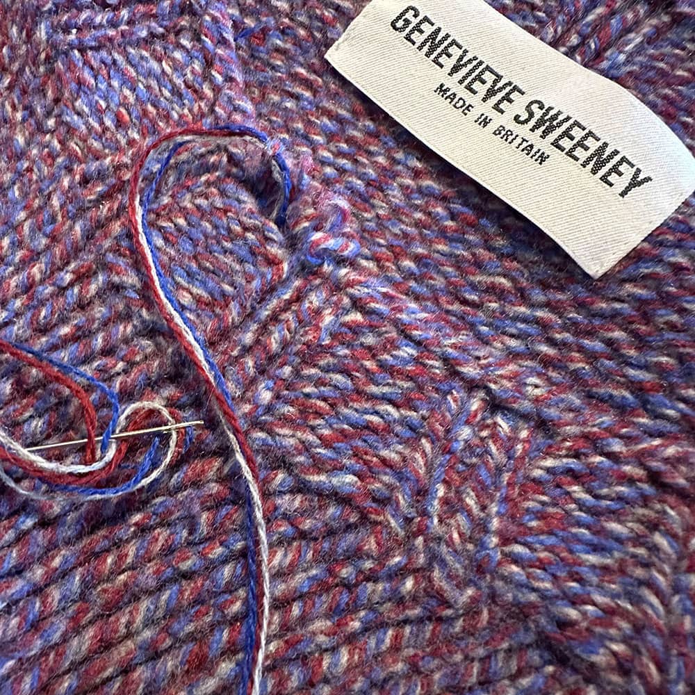 Genevieve Sweeney Knitwear Repair Sweater