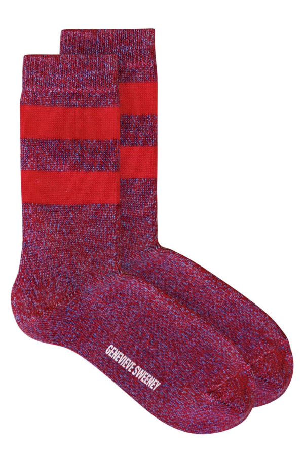 Luxury Reusable Christmas Cracker Red with Exclusive GS Socks | Set of Two - British Made 12
