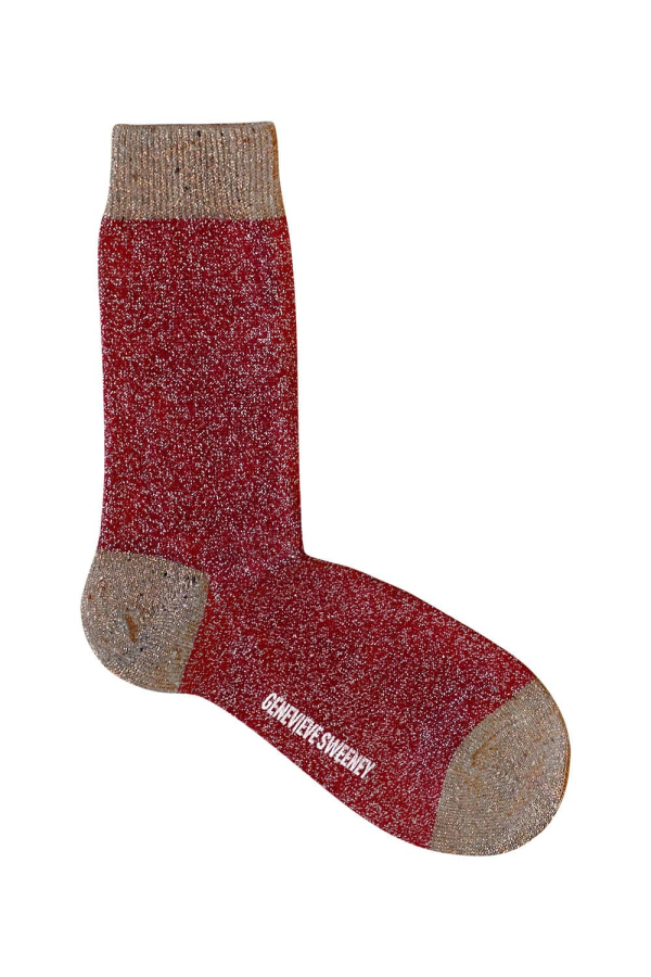 Luxury Reusable Christmas Cracker Red with Exclusive GS Socks | Set of Two - British Made 13