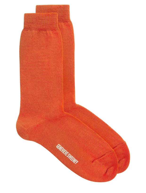 >Serin Merino Wool Sock Orange