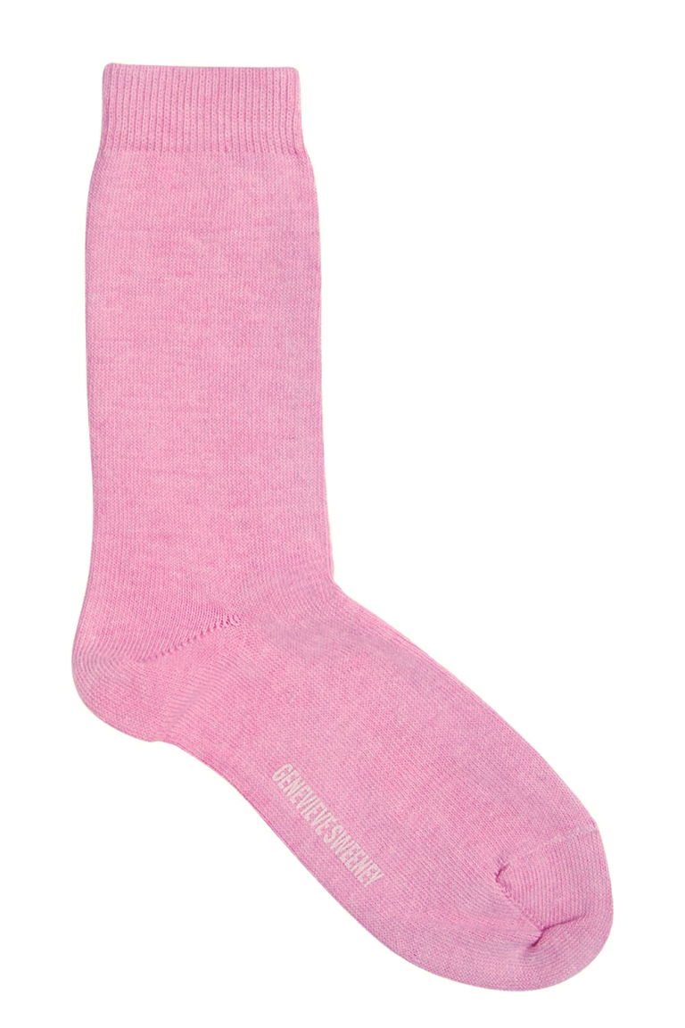 Serin Merino Wool Sock Pink - British Made