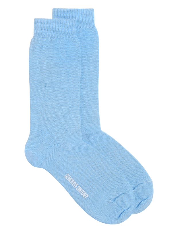 >Serin Merino Wool Sock Light Blue