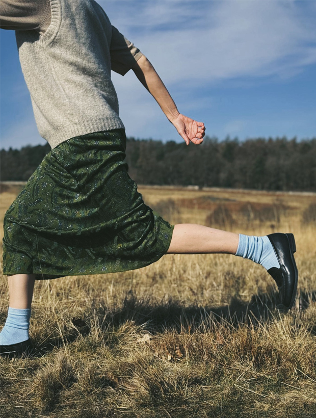 >Serin Merino Wool Sock Light Blue