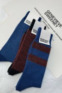 Sock Gift Set Merino Wool Marl Blue - British Made