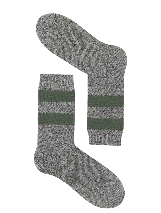 >Salpaka Merino Wool Alpaca Marl Socks Charcoal